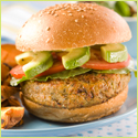 Chickpea garden burger