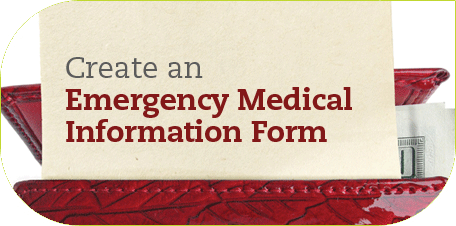 Create an Emergency Medical Information Form