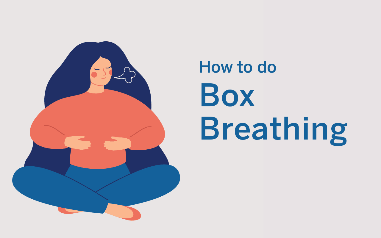 Box breathing animation