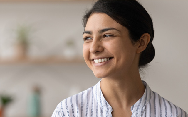 Photo of woman smiling