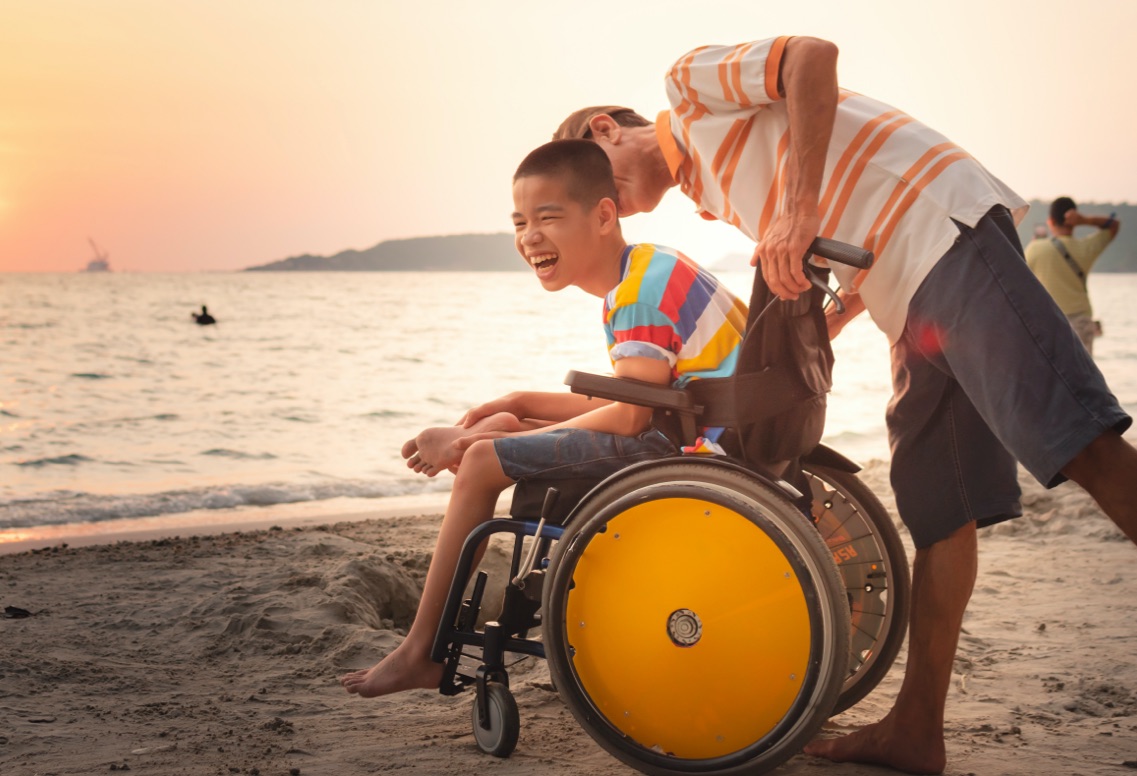 Youth on the beach