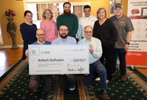 AVTECH group receiving check