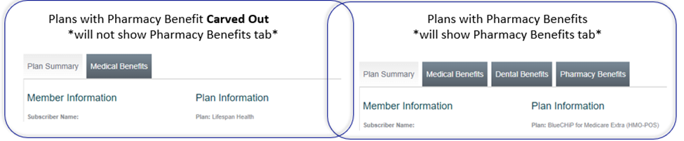 Member benefit portal screenshots