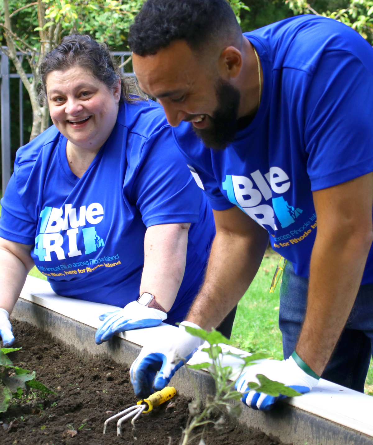 BCBSRI associates volunteering in the community