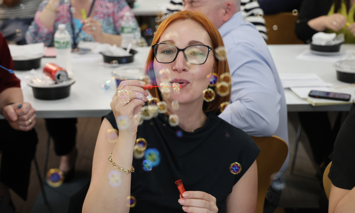 Photo of BCBSRI associate at Belonging Week