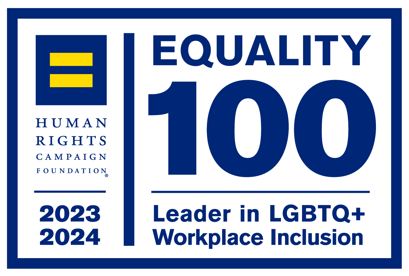 Leader in LGBTQ+ Workplace Inclusion Award 2023 logo