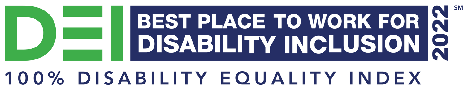 Best Place to Work for Disability Inclusion 2022 logo