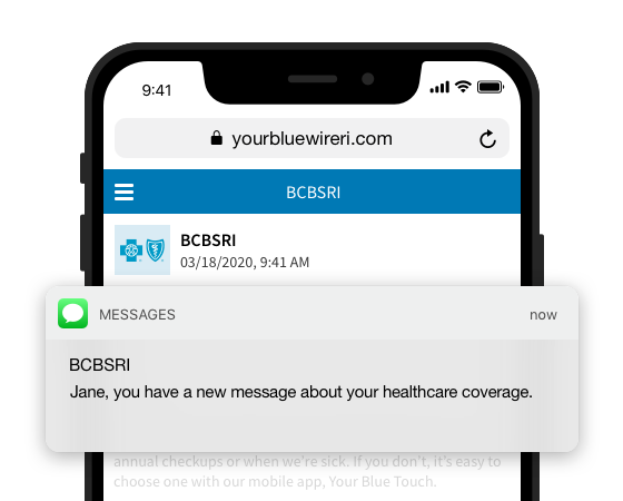 Sign up for health alerts and other mobile messages