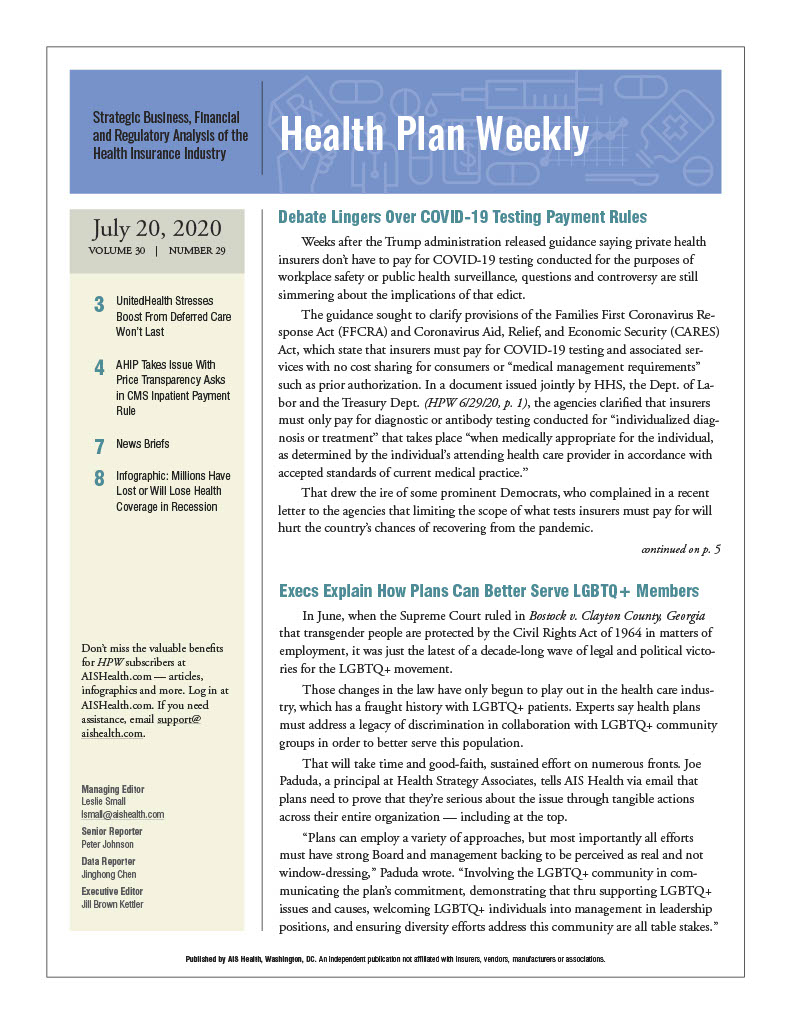 Health Plan Weekly Page 1
