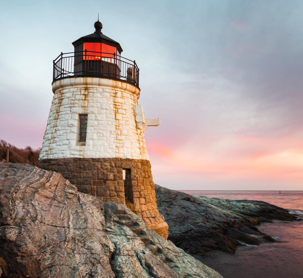 Photo of lighthouse in Rhode Island