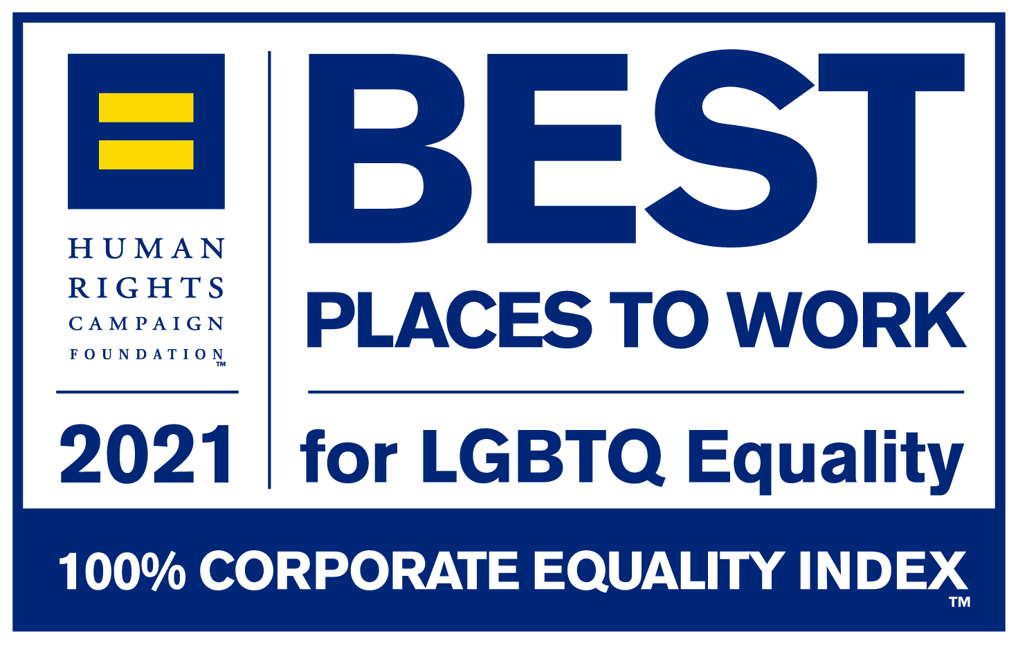 100 on Corporate Equality Index