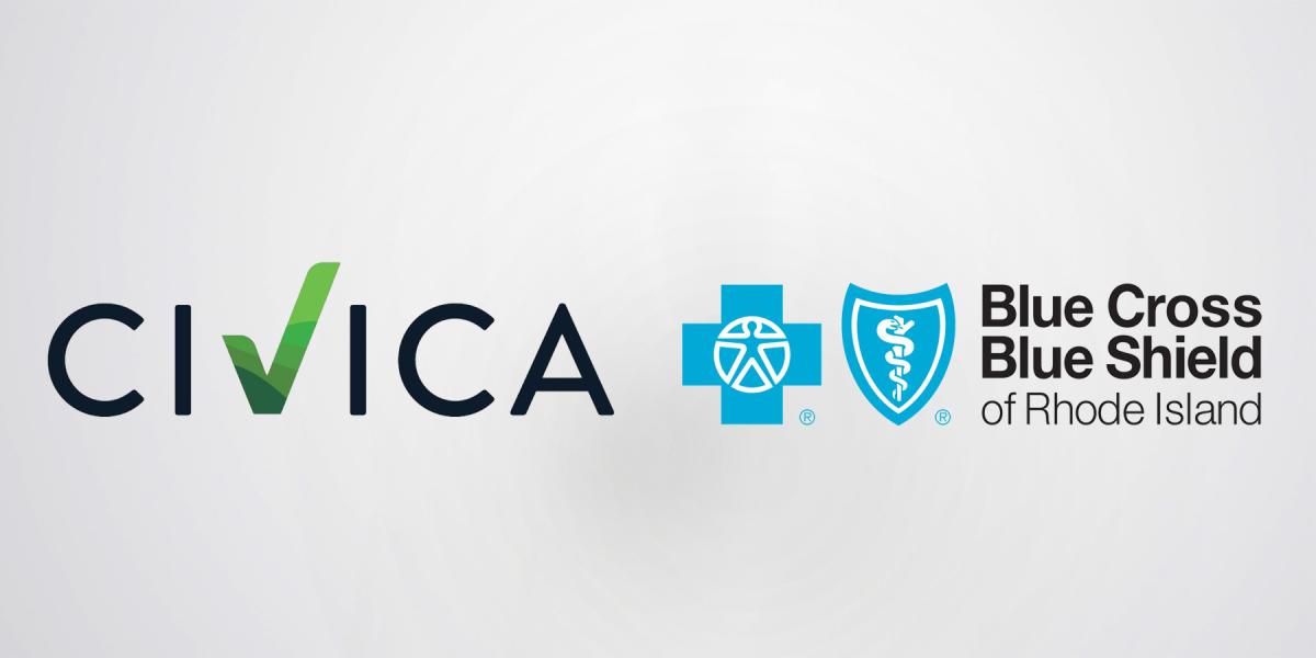 Civica & BCBSRI logos