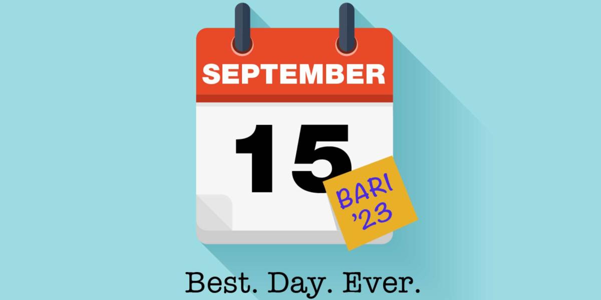 September 15th: Best. Day. Ever.