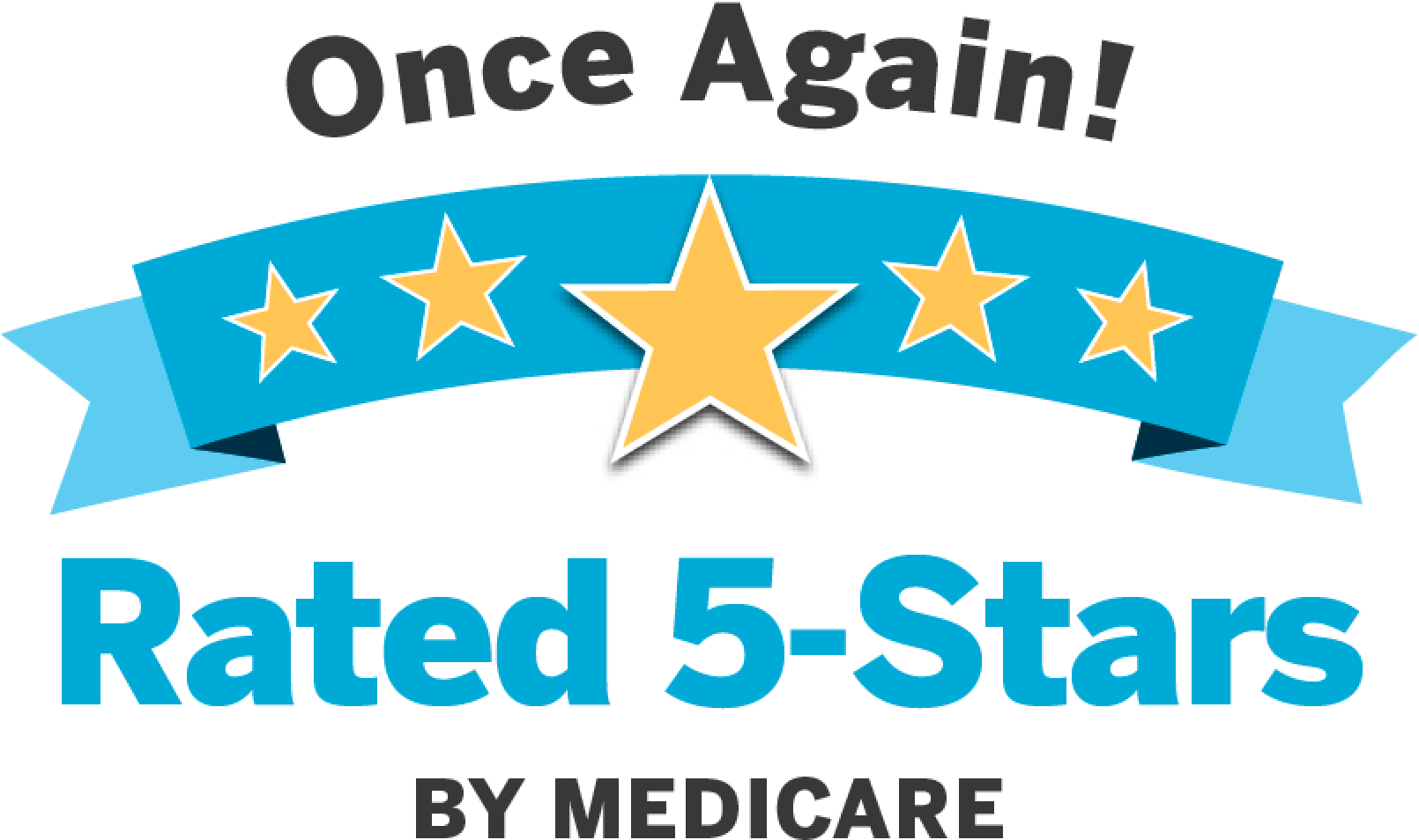 Once Again! Rated 5-Stars by Medicare